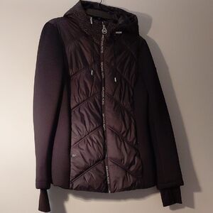 Michael Kors Black Quilted Puffer Jacket Size Medium